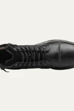 Achille | Cap Toe Leather Ankle Boot
