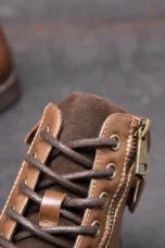 Achille | Cap Toe Leather Ankle Boot