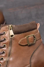 Achille | Cap Toe Leather Ankle Boot