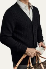 Timothee | Cable Knit Button Cardigan