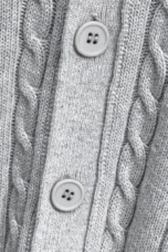 Timothee | Cable Knit Button Cardigan