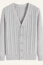 Timothee | Cable Knit Button Cardigan