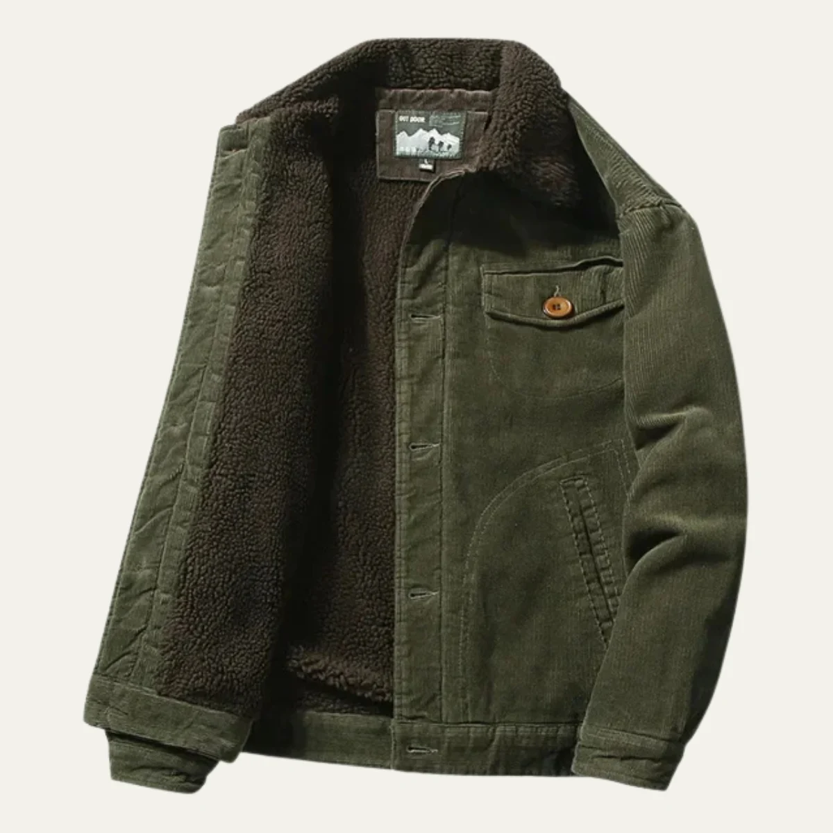 Edmond | Fleece Lined Corduroy Jacket