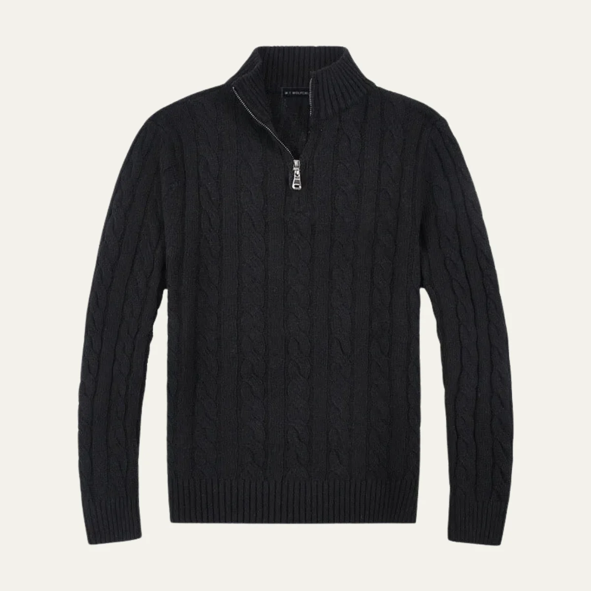 Laurier | Merino Cable Front Half Zip