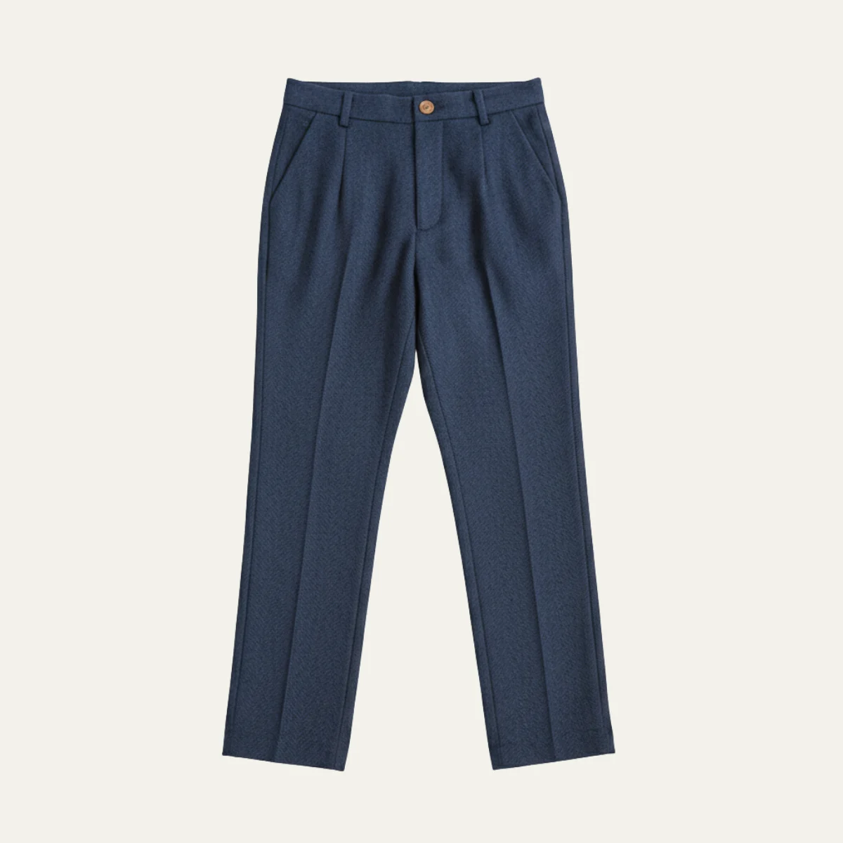 Fabienne | Herringbone Wool Trousers