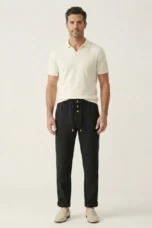Rita | Tailored Cotton Trousers, Relaxed Leg