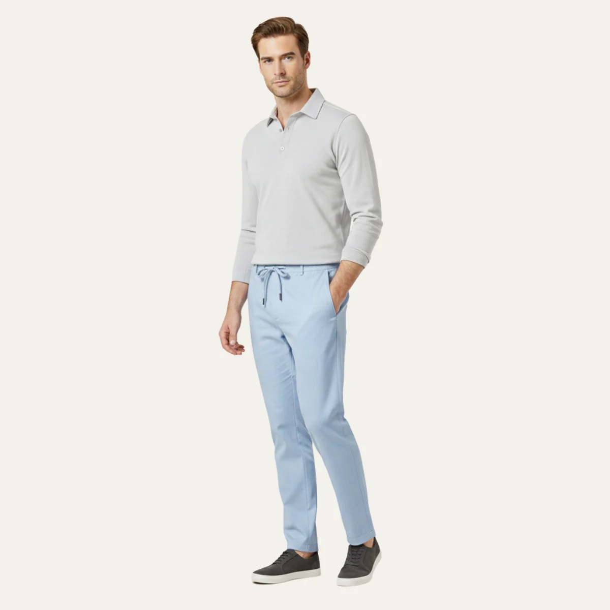 Clarisse | Drawstring Waist Trousers
