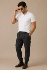 Cotton Utility Pocket Trousers product detail