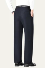 Geneviève | Wool-Blend Pleated Trousers