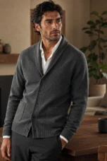 Jerome | Cashmere Shawl Collar Cardigan