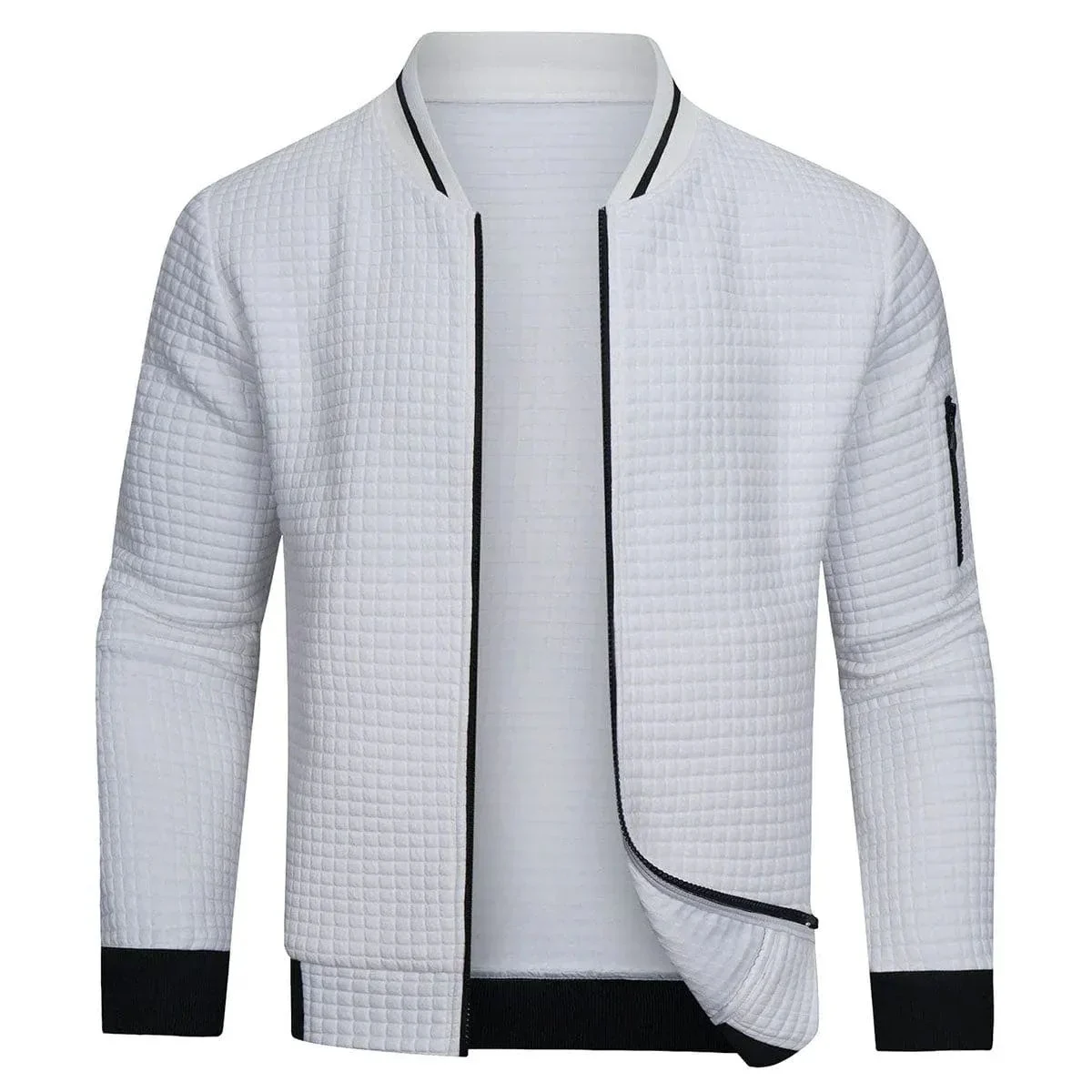 Hector | Channel Quilted Zip Jacket