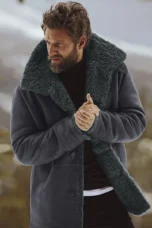 Gedeon | Shearling Collar Overcoat