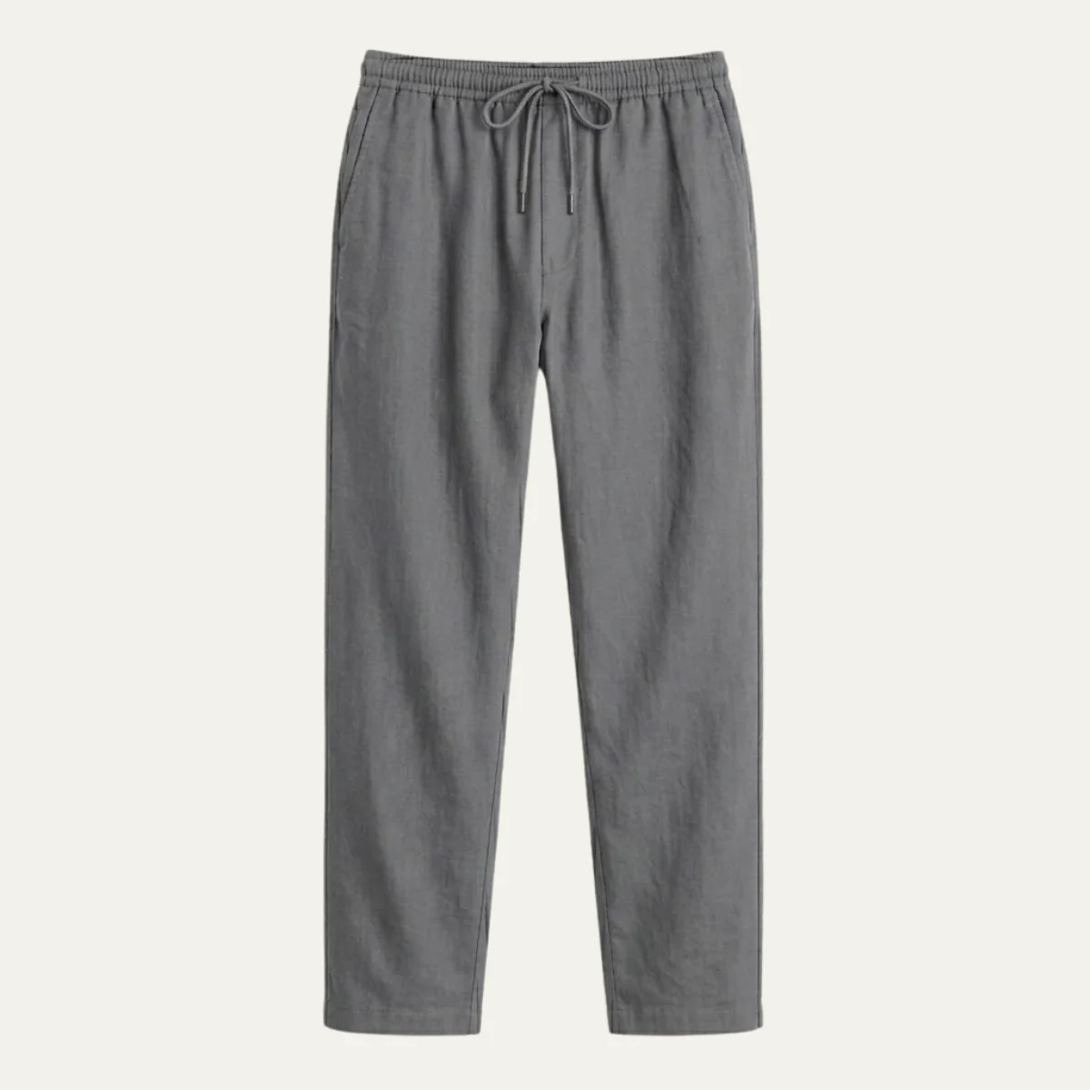 Gilberte | Cotton-Hemp Straight Trousers