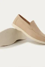Quirin | Narrow Cut Lined Suede Loafers