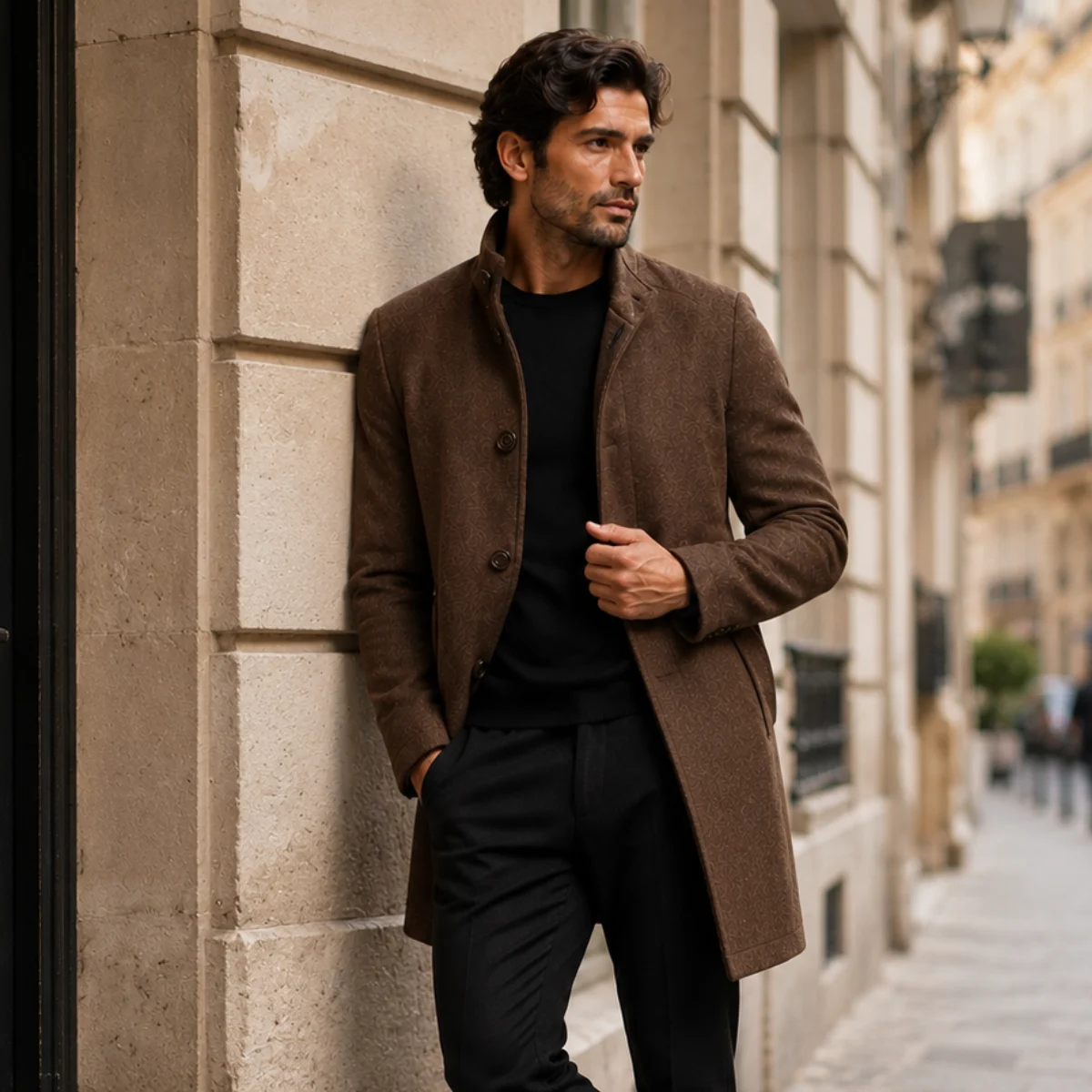 The Bernard | Wool-Blend Insulated Coat
