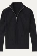 Cesaire | 100% Cotton Cable Quarter Zip