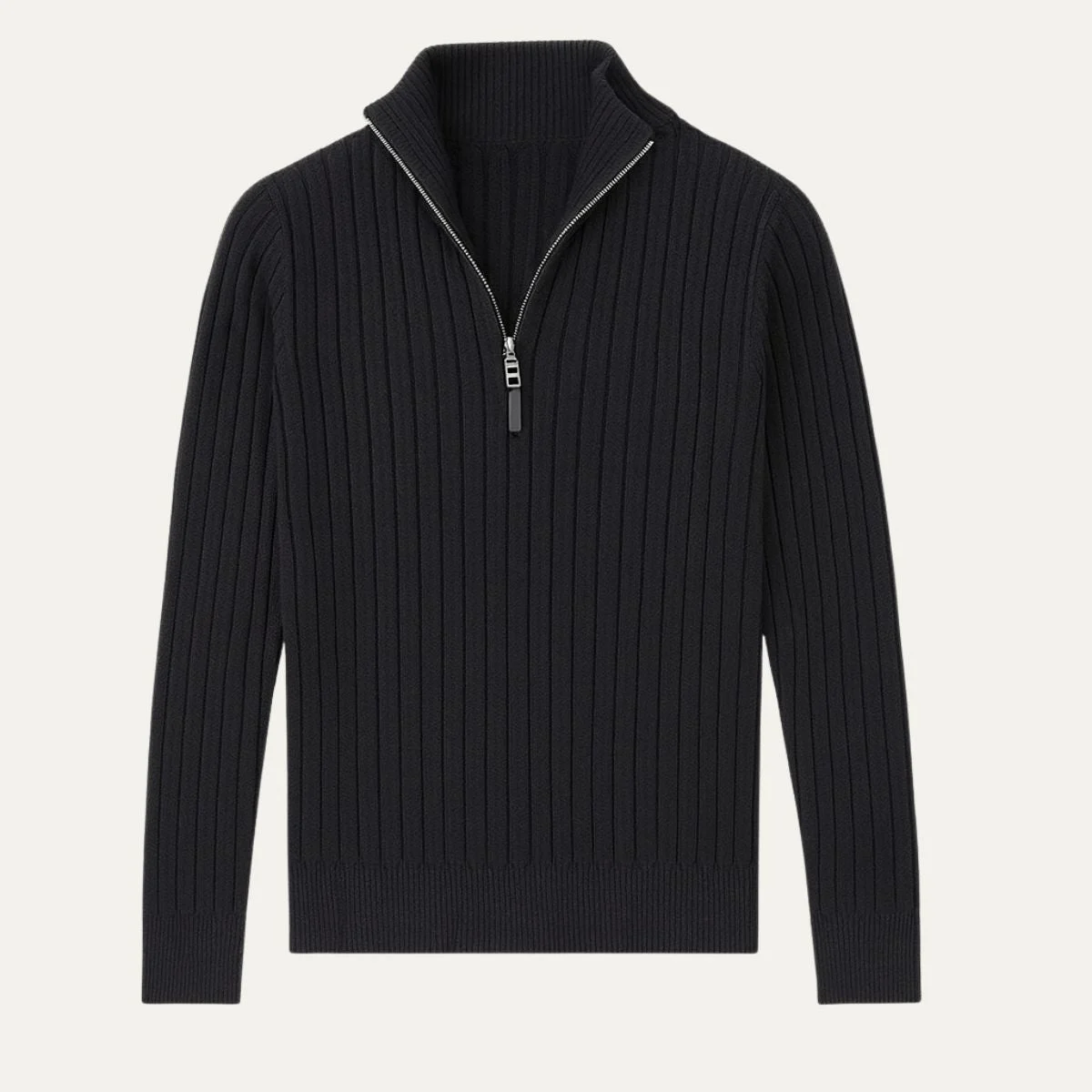 Cesaire | 100% Cotton Cable Quarter Zip