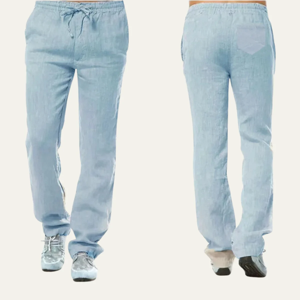 Cécilia | Straight Leg Drawstring Trousers