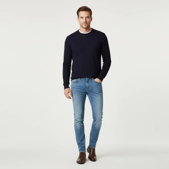 Léocadie | Slim Cotton Denim Jeans
