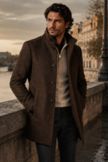 Wilfrid | Quilted Stand Collar Coat