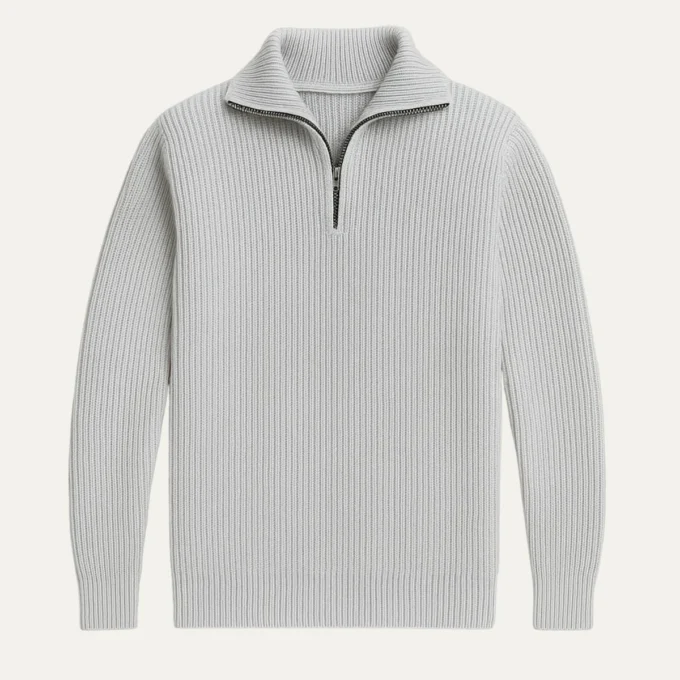 Magella | Ribbed Merino Quarter Zip