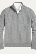 Bonaventure | Cable Knit Half Zip