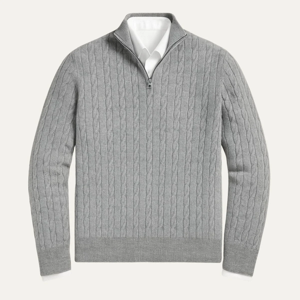 Bonaventure | Cable Knit Half Zip