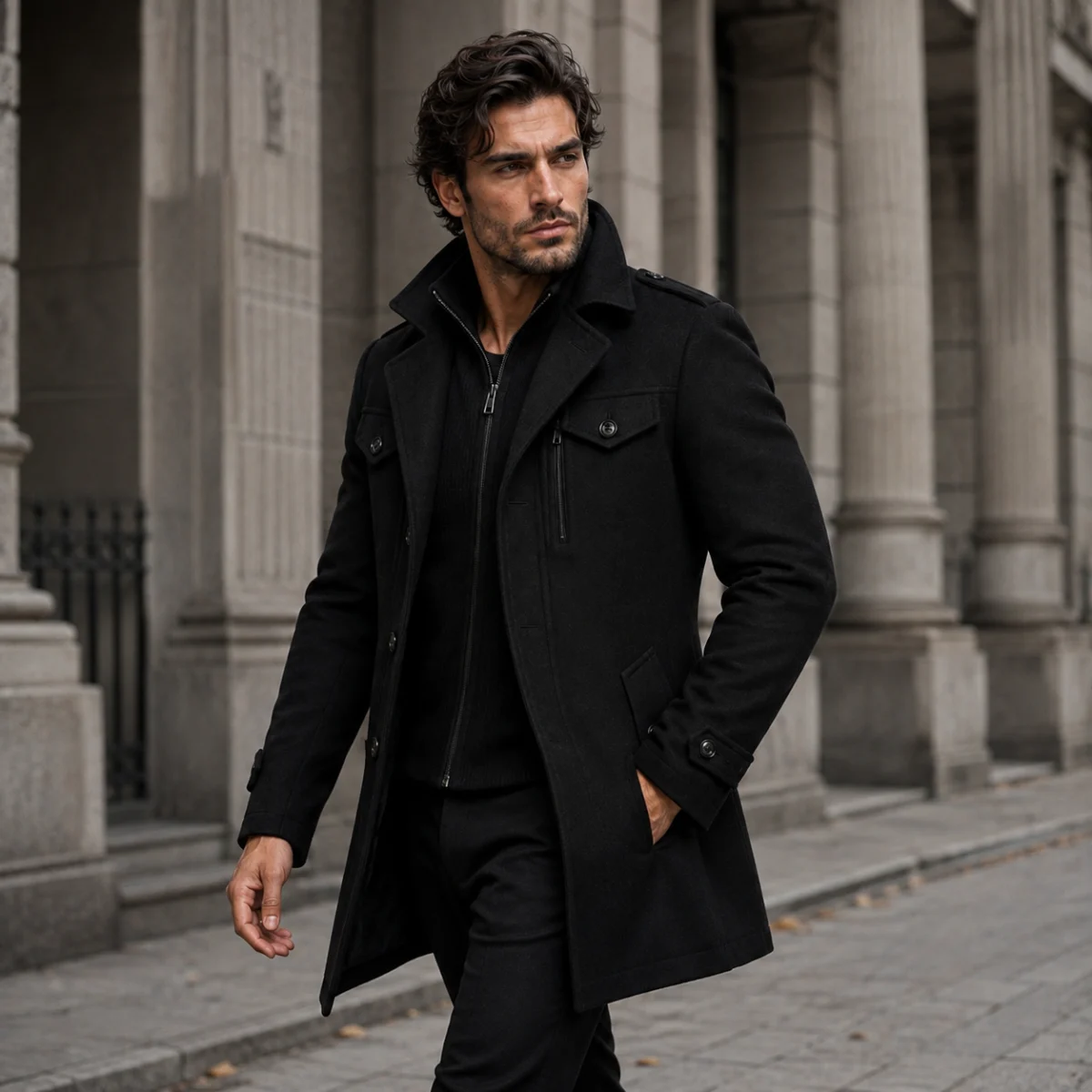 Colombe | Insulated Slim Wool-Blend Coat