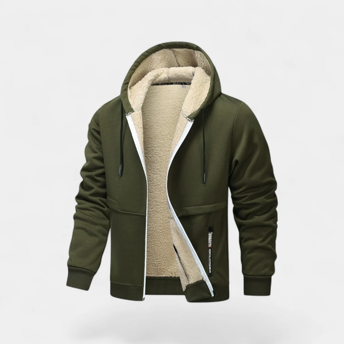 Roland | Sherpa-Lined Hooded Cardigan