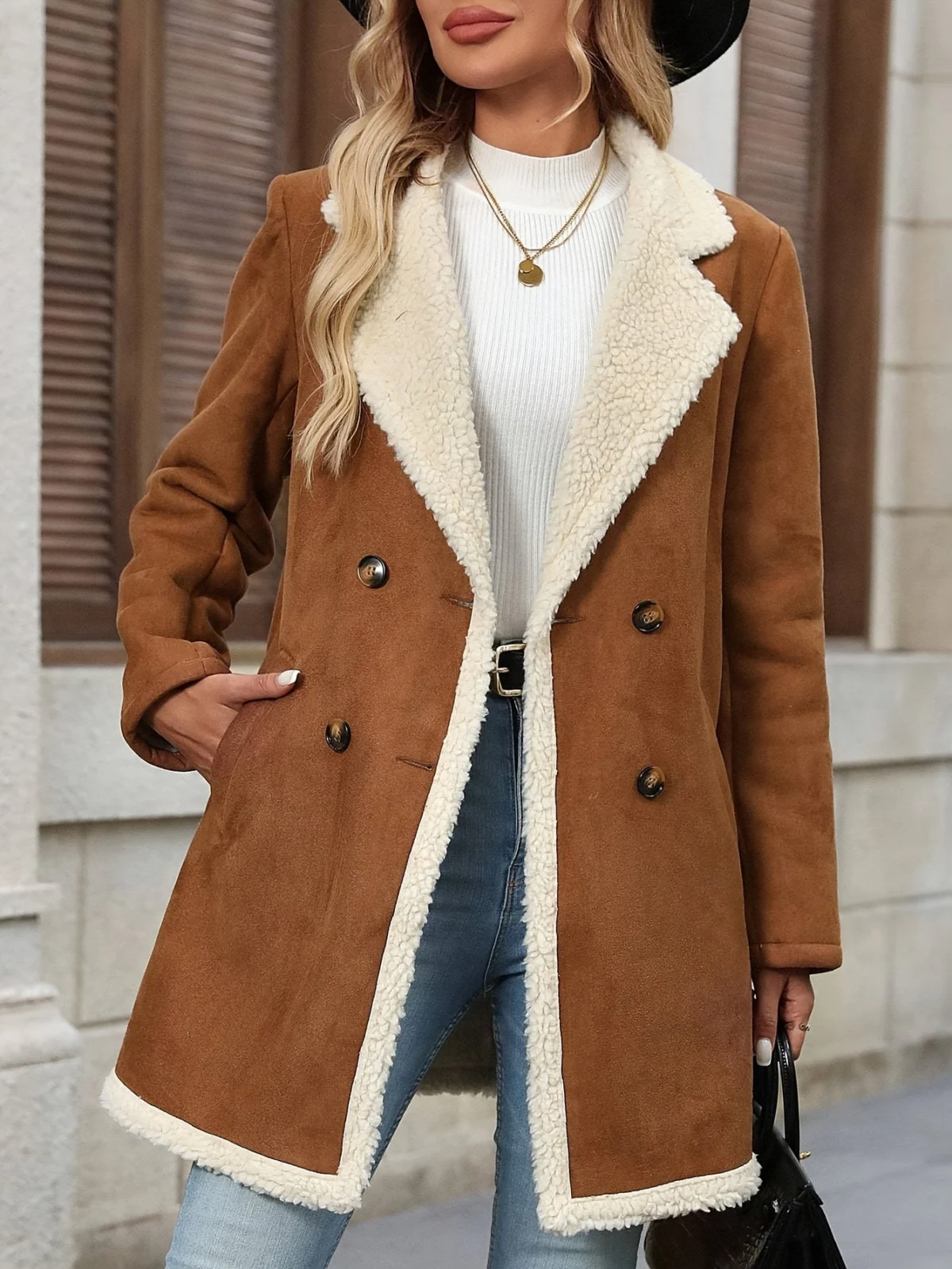 Wilma | Double-Breasted Long Coat