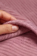 Women's Half-Zip Relaxed Sweatshirt fabric texture close-up