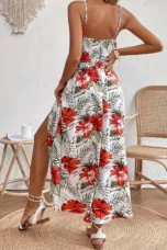 Angélina | Adjustable Strap Maxi Dress