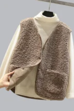 Ombeline | Lined Tailored Wool Vest