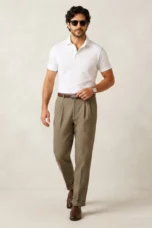 Aurore | High Waist Pleated Trousers