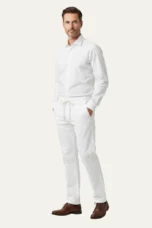 Carmelle | Loose Cotton-Linen Trousers