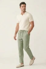 Rita | Tailored Cotton Trousers, Relaxed Leg