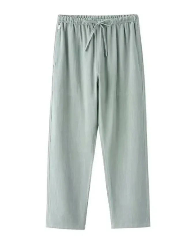 Verna | Relaxed Linen Drawstring Trousers