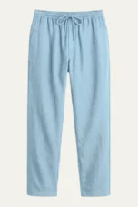 Gilberte | Cotton-Hemp Straight Trousers