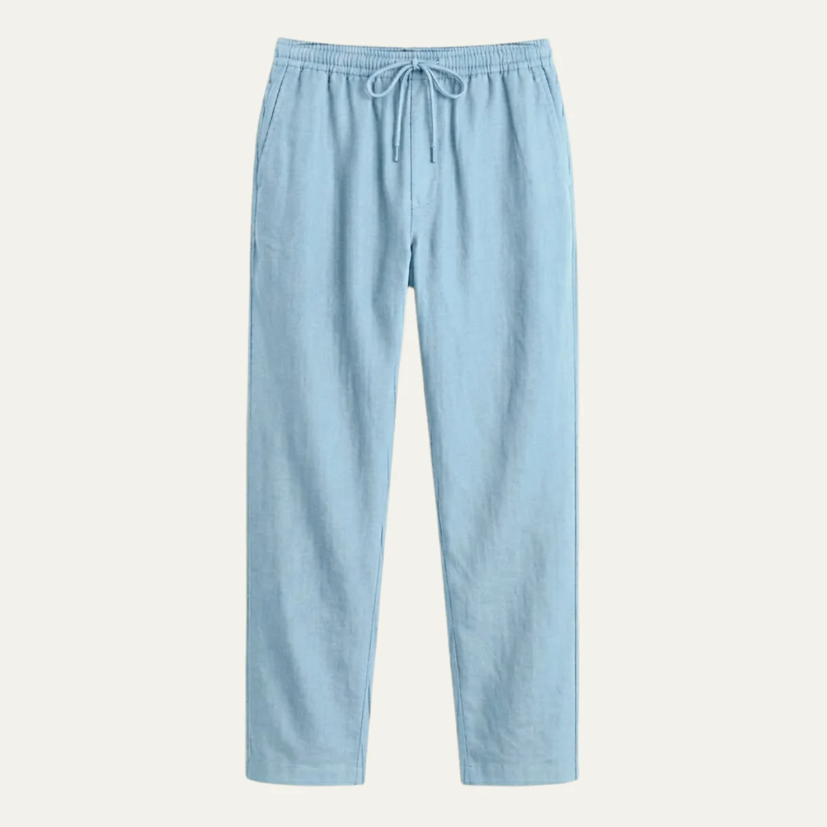 Gilberte | Cotton-Hemp Straight Trousers