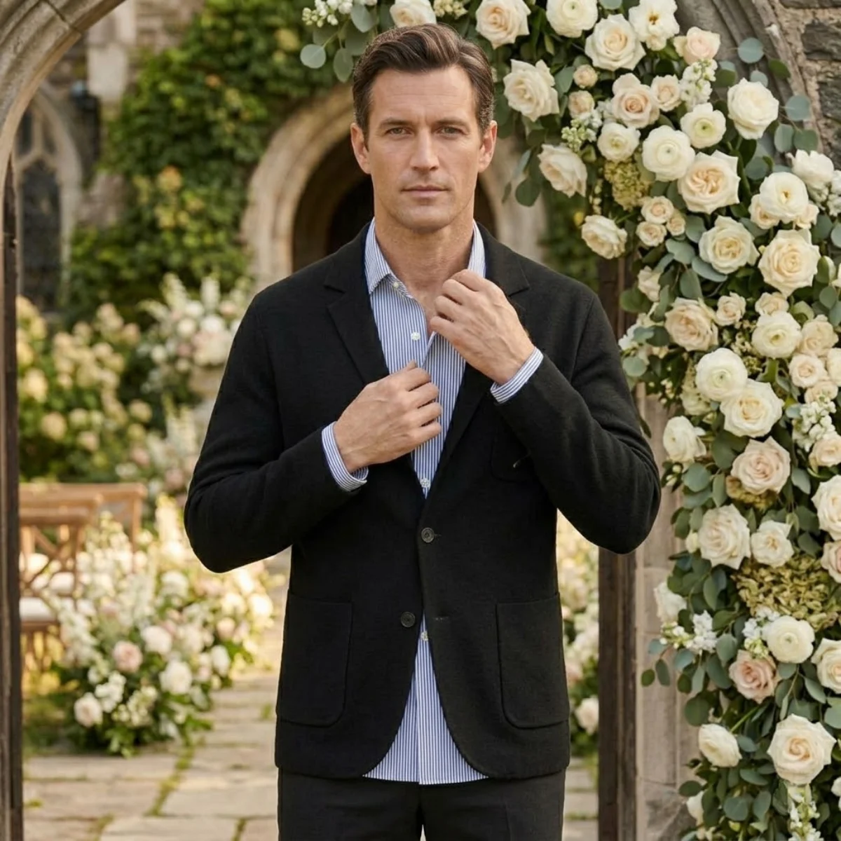 The Warren | Cotton-Blend Knit Blazer