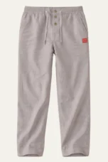 Yolande | Straight Leg Cotton-Linen Trousers