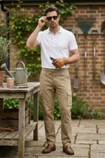 Cotton Utility Pocket Trousers product detail