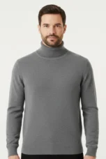 Donatien | Dense Ribbed High Neck Knit