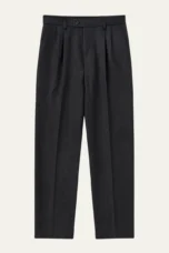Lorette | Linen Blend Pleated Trousers