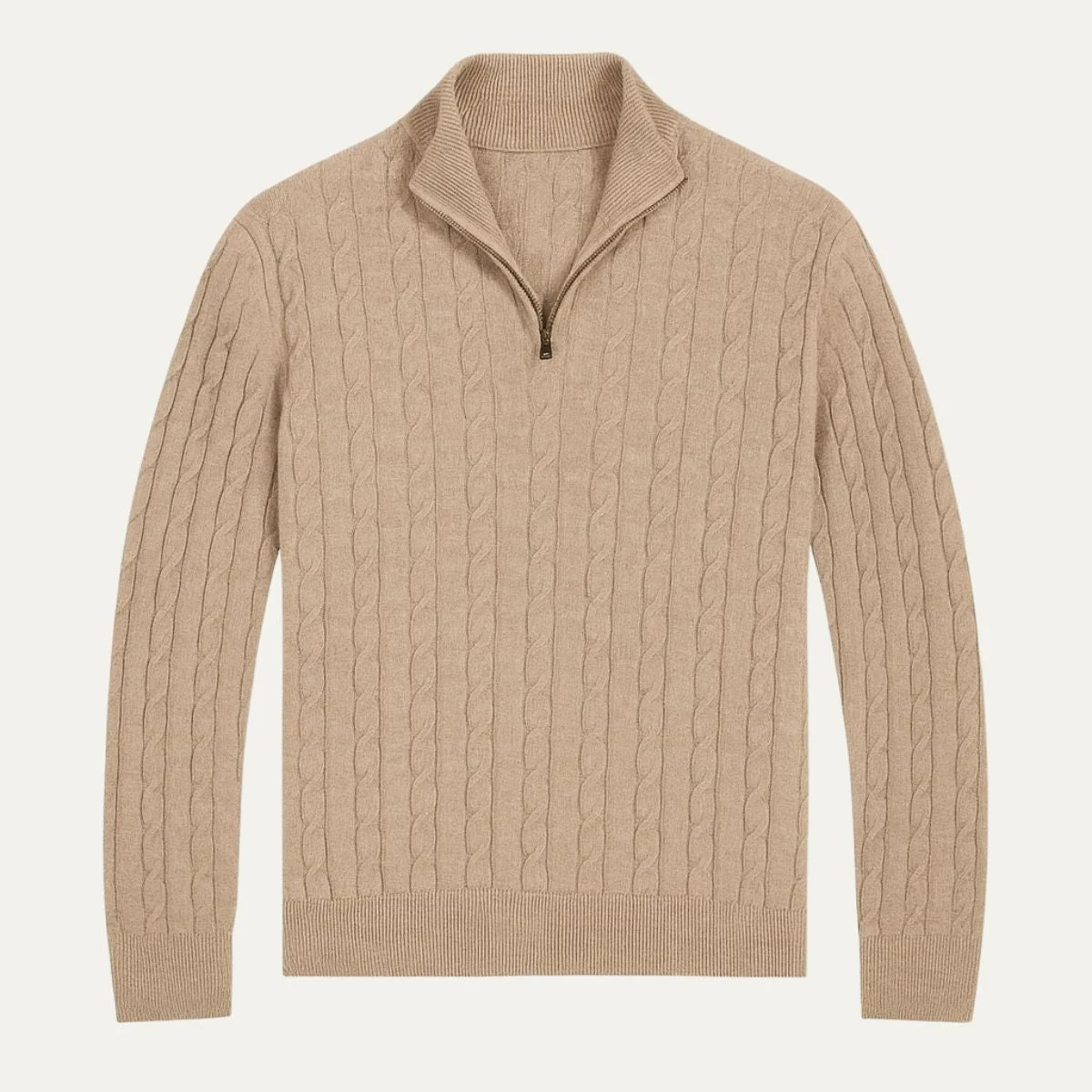 Bonaventure | Cable Knit Half Zip