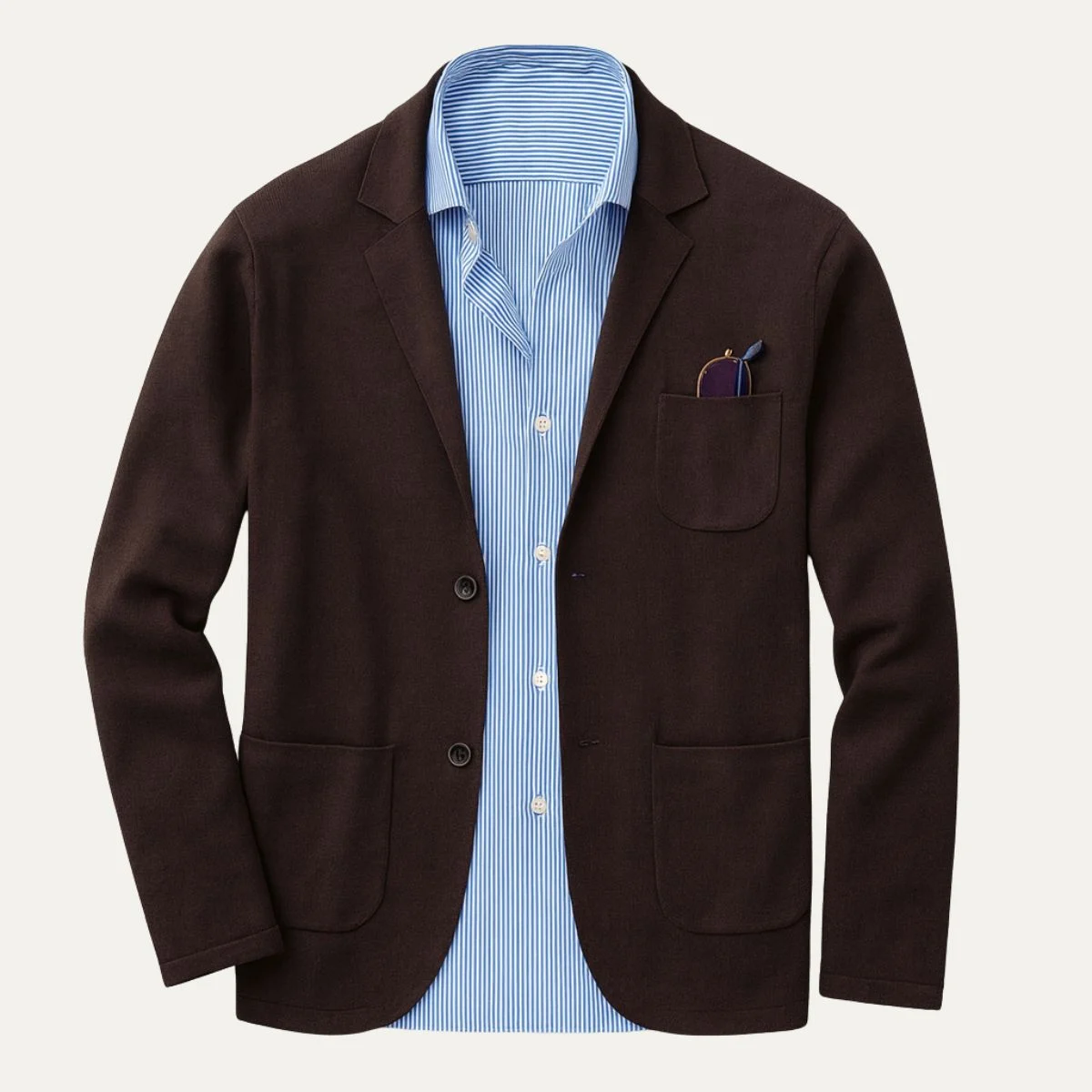 The Warren | Cotton-Blend Knit Blazer