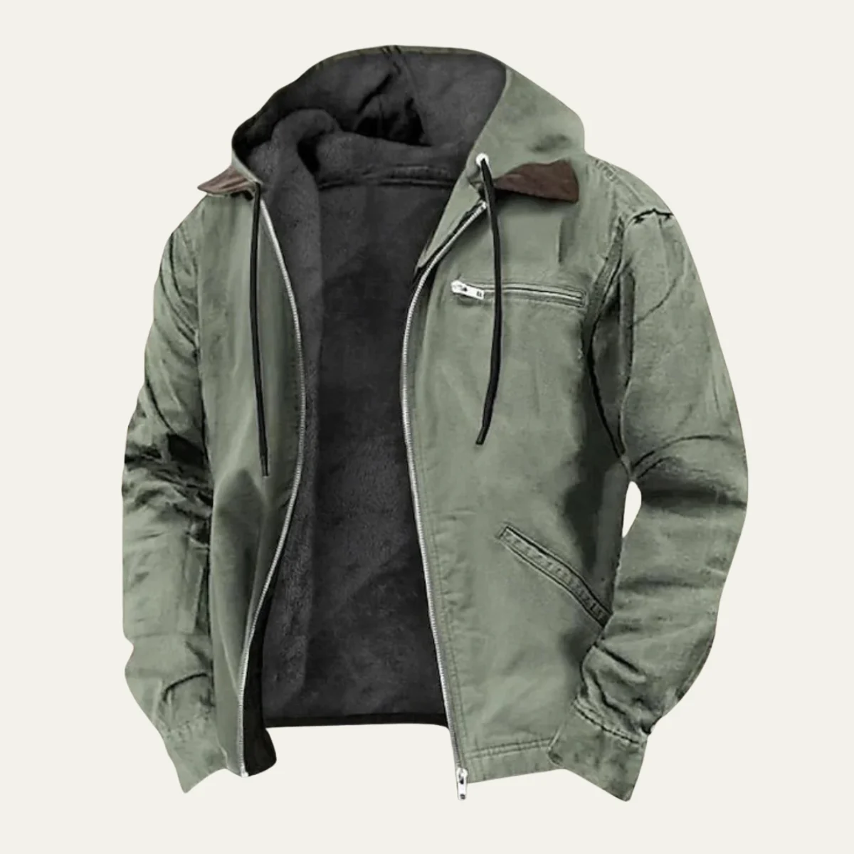 Ernest | Fleece Lined Hooded Jacket