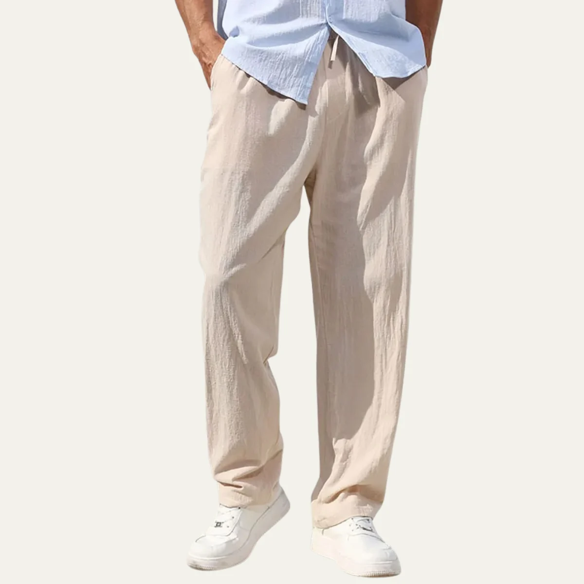 Eunice | Straight Leg Linen Trousers