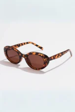 Tortoiseshell Oval Sunglasses