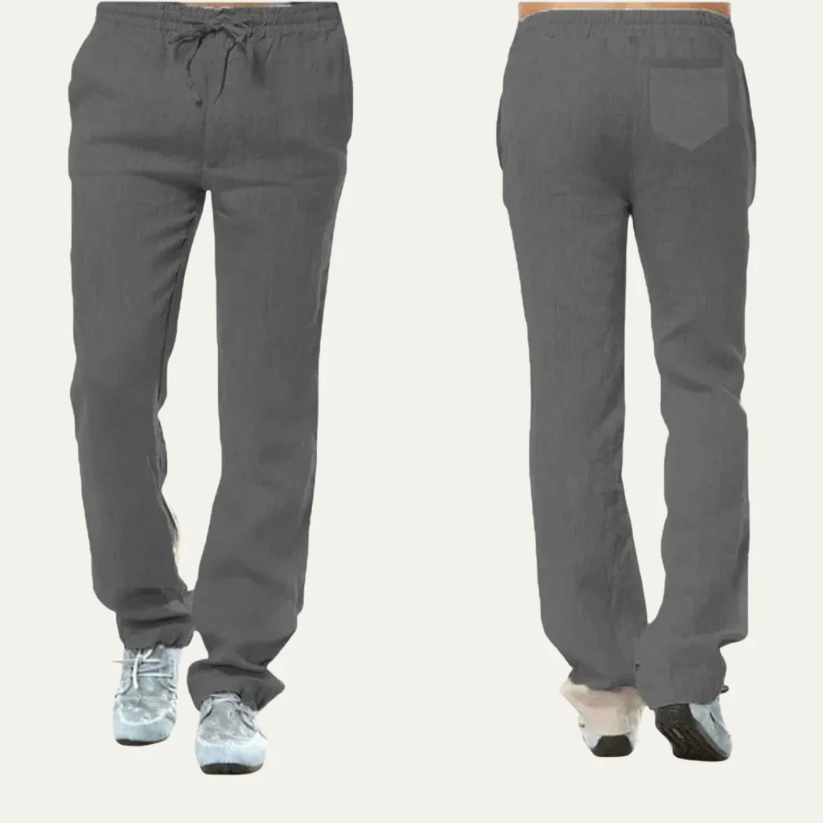 Cécilia | Straight Leg Drawstring Trousers